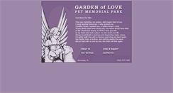 Desktop Screenshot of gardenoflove.org